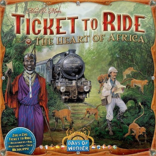 Days of Wonder Ticket to Ride – Das Herz Afrikas – Brettspiel-Erweiterung 4