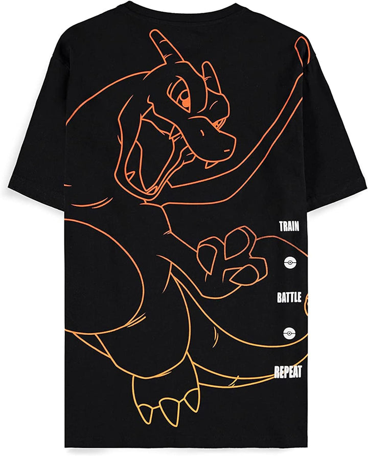 POKEMON - Dracaufeu #006 - T-Shirt Herren (XL)