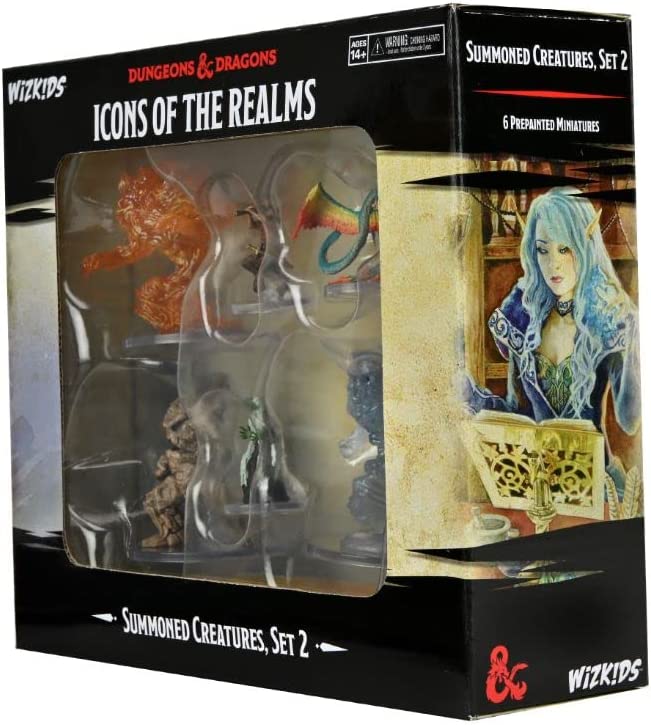 WizKids D&D Icons of The Realms: Summoning Creatures Set 2, Multicolor