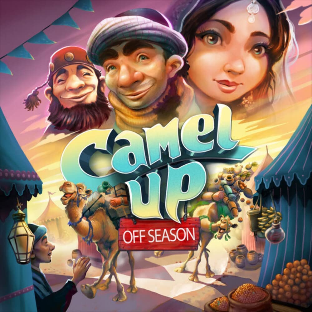 Plan-B-Spiele | Camel Up: Nebensaison | Brettspiel | Ab 8 Jahren | 3-5 Spieler