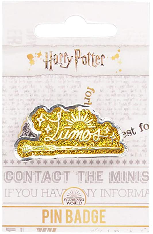 Echter Harry Potter Lumos Charm Pin Anstecker Hogwarts