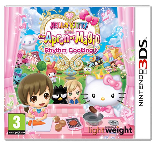 Hello Kitty und die Schürze von Magic Rhythm Cooking (Nintendo 3DS)