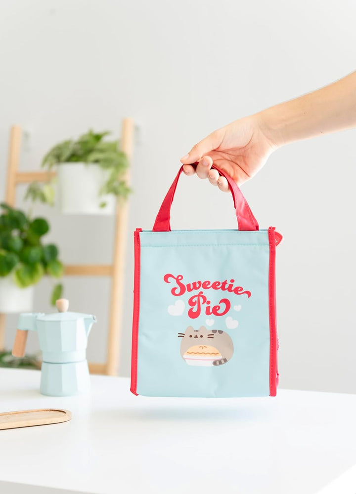 Grupo Erik Pusheen Lunch Bag | 8 x 9 x 5 inches - 20 x 23 x 13 cm | Insulated Lunch Bag