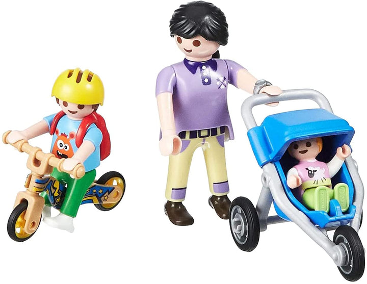 Playmobil Figuras 70284 Mamá con Niños de 4 Años