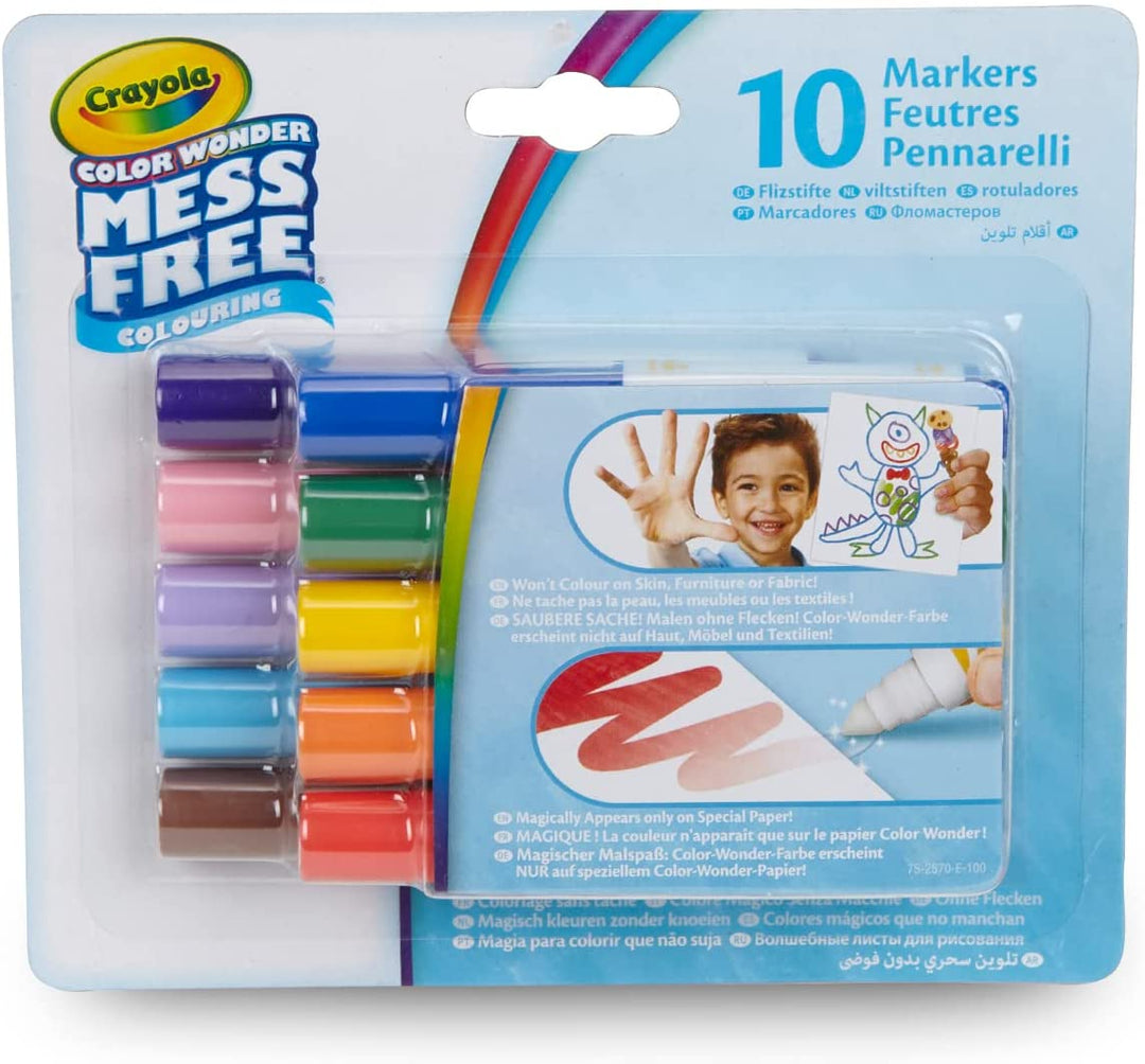 Crayola Color Wonder 10 Mini-Filzstifte für kreatives Hobby – Color Wonder – f