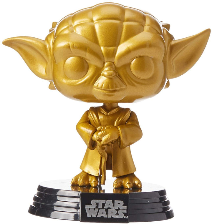 Star Wars Yoda (Dagobah, Oro) Exclusivo Funko 43018 Pop! Vinilo #124