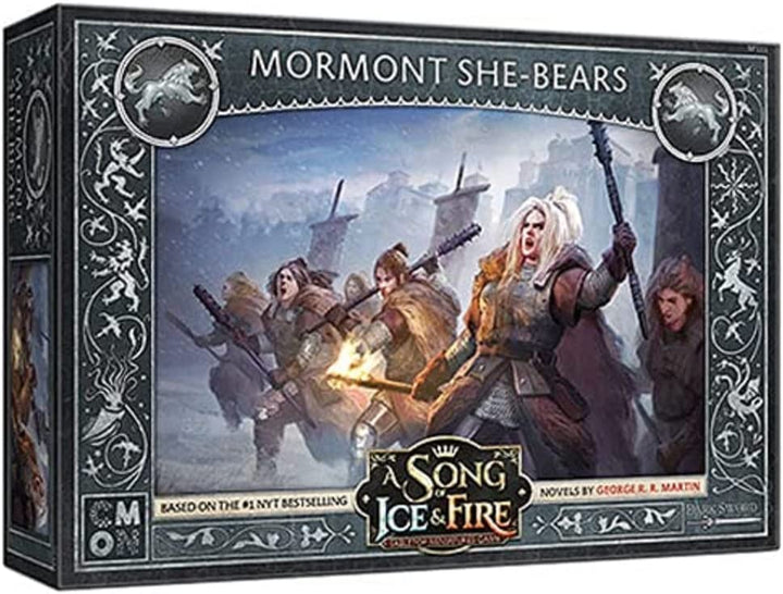 Das Lied von Eis und Feuer, Tisch-Miniaturspiel – Mormont She-Bären | Miniatur-Kriegsspiel