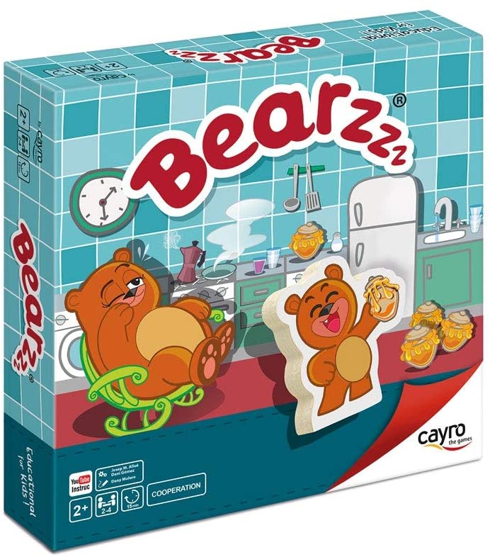 Cayro - Bearzzz - Brettspiel für Kinder - Kooperationsspiel Entwicklung visueller und logischer Fähigkeiten - Brettspiel (833)
