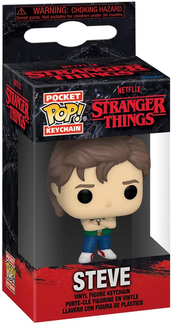 Stranger Things S4 – Steve Funko Pop! Schlüsselanhänger