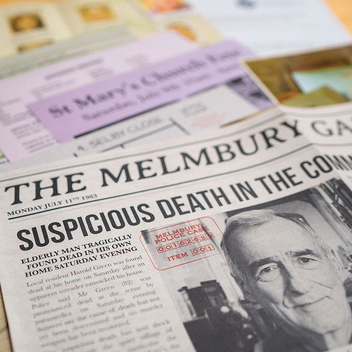 Thinkfun Cold Case Files – A Pinch of Murder – Krimi-Spiel für Erwachsene an