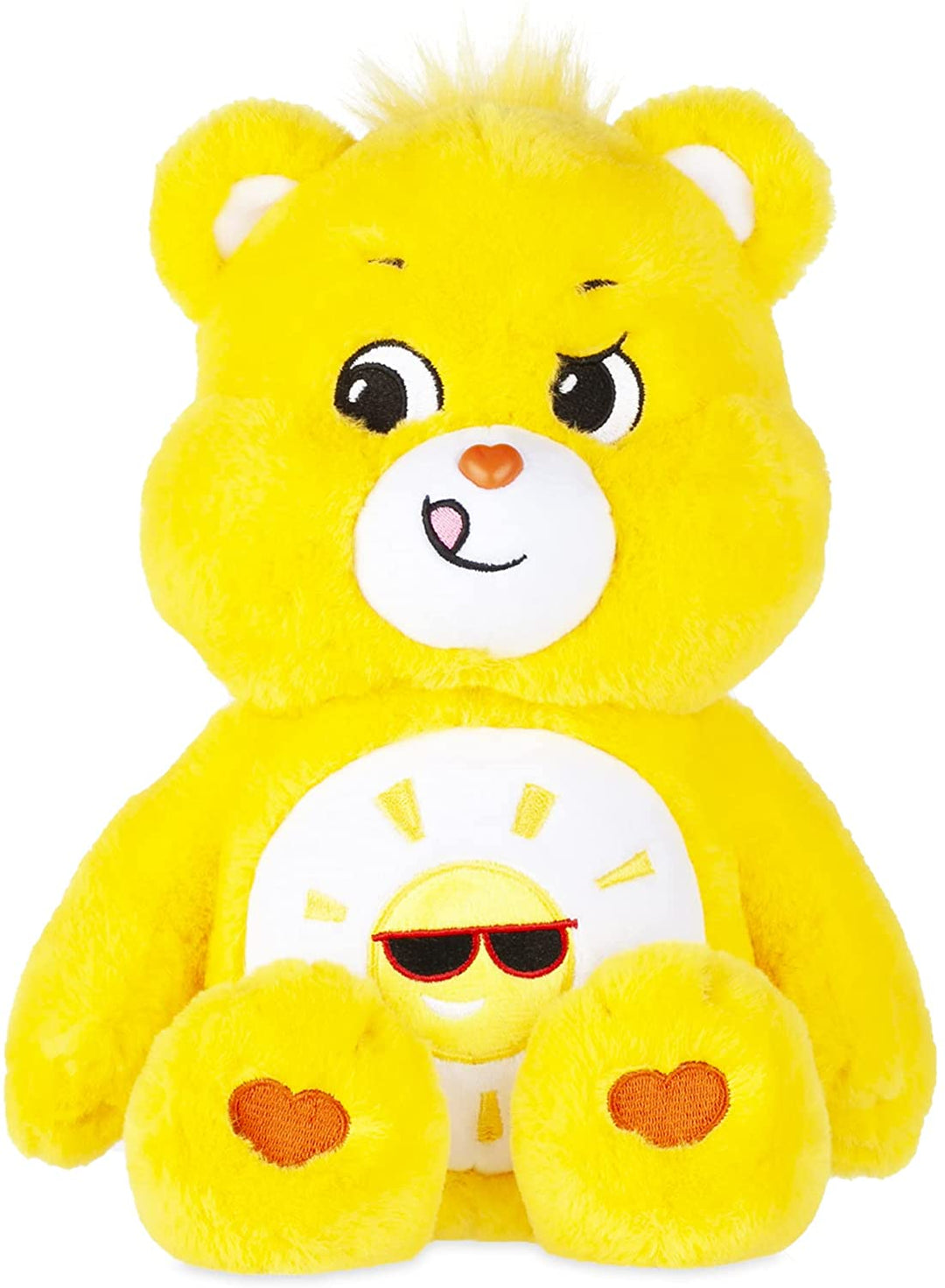 Care Bears 22087 14 Inch Medium Plush Funshine Bear, Collectable Cute Plush Toy, Cuddly Toys for Children, Soft Toys for Girls and Boys, Cute Teddies Suitable for Girls and Boys Aged 4 Years +