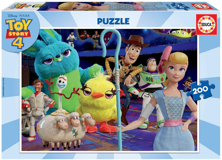 Educa - Toy Story 4 Children's Jigsaw Puzzle 200 Pieces, Ages 6 and Up (18108)