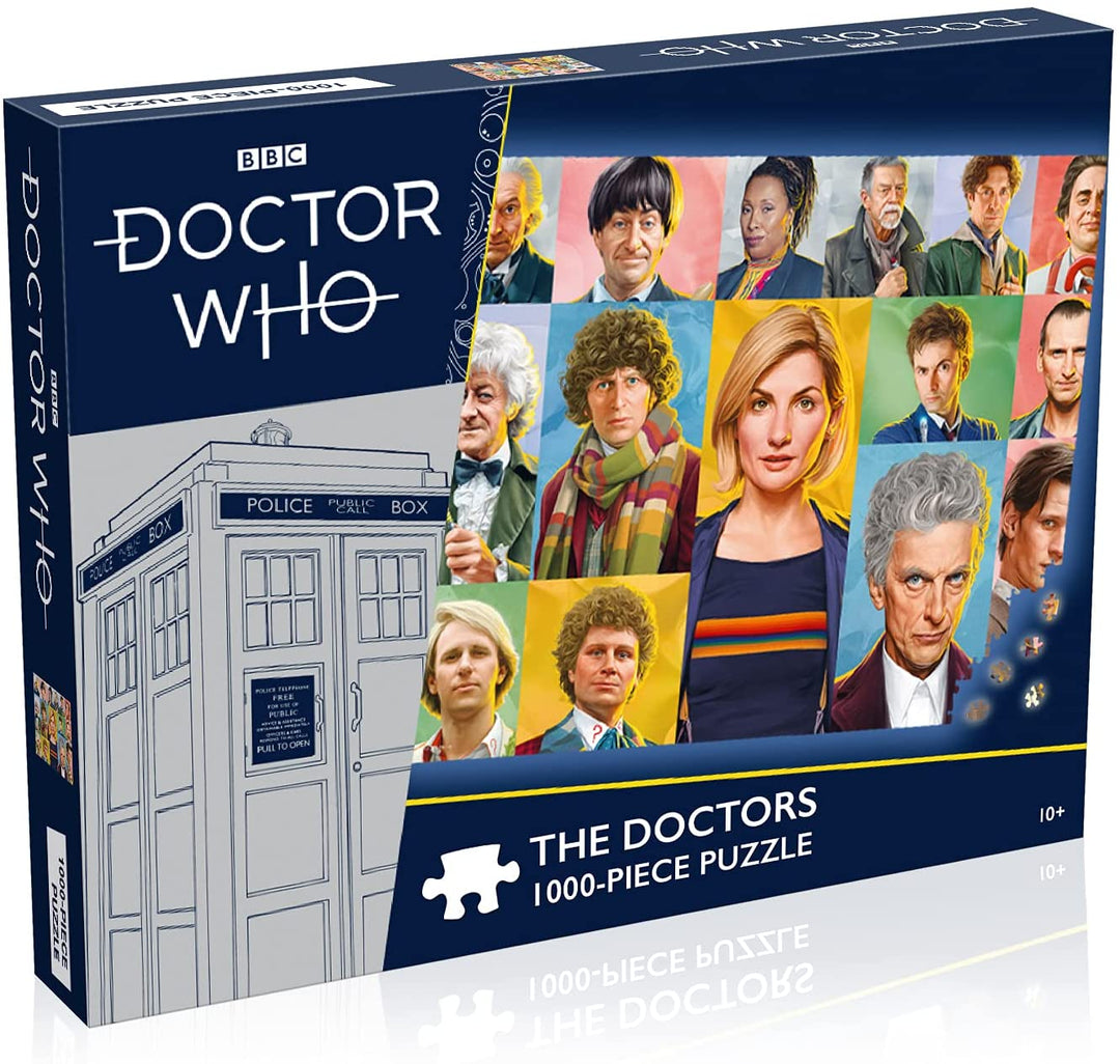 Puzzles 784 WM01315 EA Doctor Who 1000 piezas, multicolor