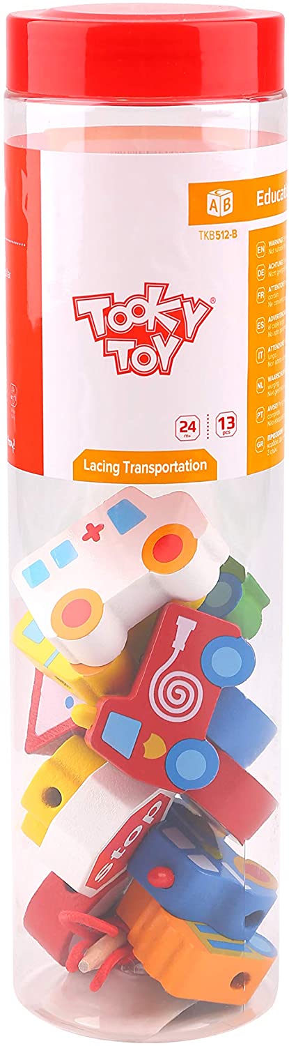 Andreu Toys TK15133 Schnürung Transport, Mehrfarbig, 31 x 4 x 4 cm