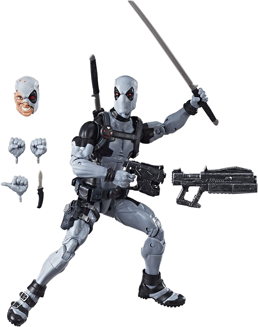 Marvel E1974 Hasbro Legends Series 12" Deadpool Action Figure From Uncanny X-Force Comics with Blaster/Weapon Accessories & 30 Points Of Articulation