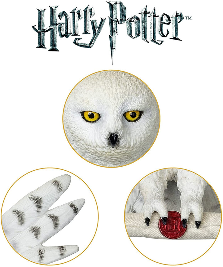 The Noble Collection Harry Potter Hedwig Owl Post Wanddekoration – 14 Zoll (35 cm) handbemalte Skulptur – Harry Potter Filmset Film-Requisiten Geschenke