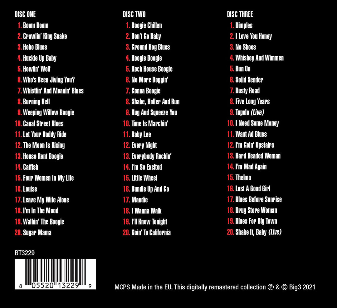 John Lee Hooker – Boom Boom – 60 wesentliche Aufnahmen [Audio-CD]