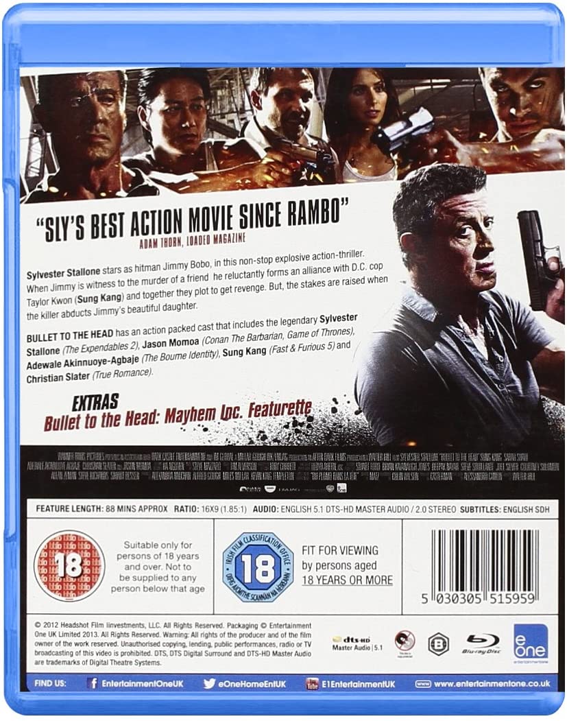 Bullet to the Head [Action] [Blu-ray]