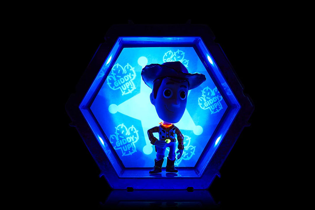 WOW! PODS Woody - Toy Story 4 | Official Disney Pixar Light-Up Bobble-Head Collectable Figure