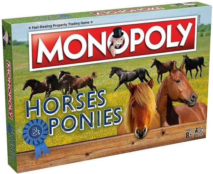 Winning Moves Horses and Ponies Monopoly Board Game - Yachew