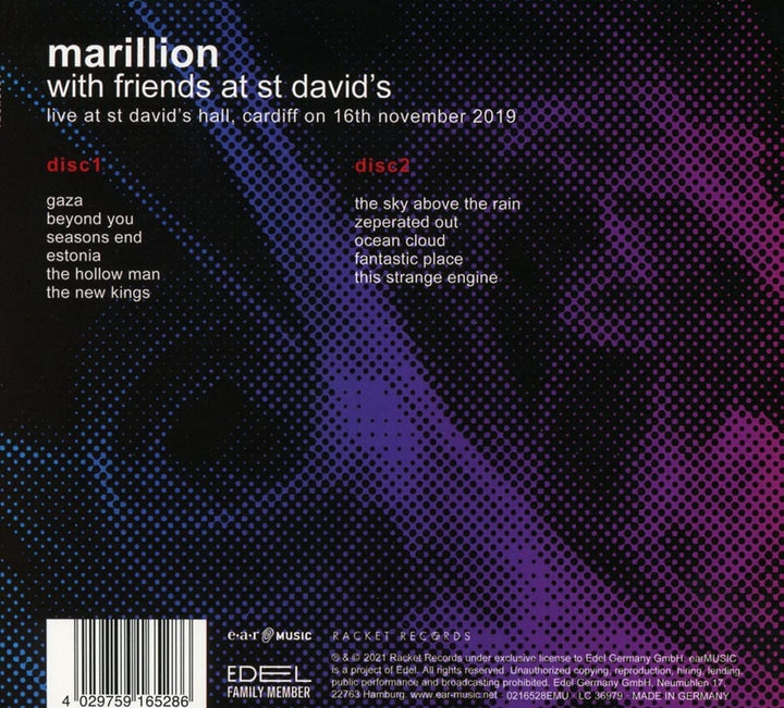 Marillion - With Friends At St David's [Audio CD]
