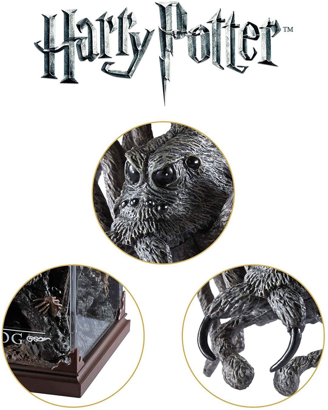 The Noble Collection – Magische Kreaturen Aragog – handbemalte magische Kreatur Nr. 16 – offiziell lizenzierte 7 Zoll (18,5 cm) Harry Potter Toys Sammelfiguren – für Kinder und Erwachsene