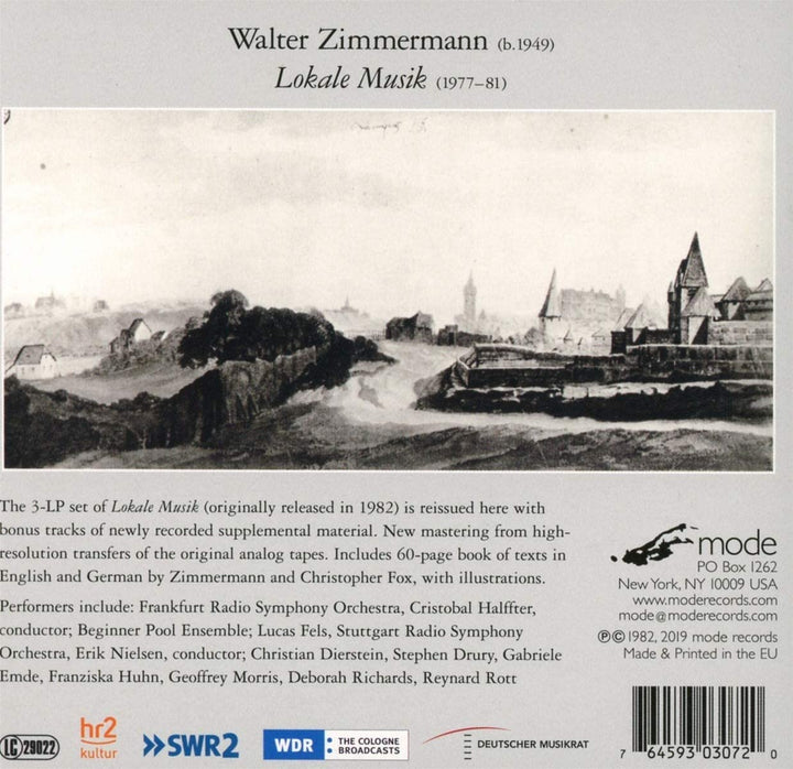 Zimmermann: Lokale Musik [Verschiedenes] [Mode Records: MODE 307] [Audio CD]
