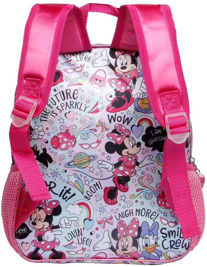 Minnie Mouse Laugh-Kleiner 3D-Rucksack, Pink