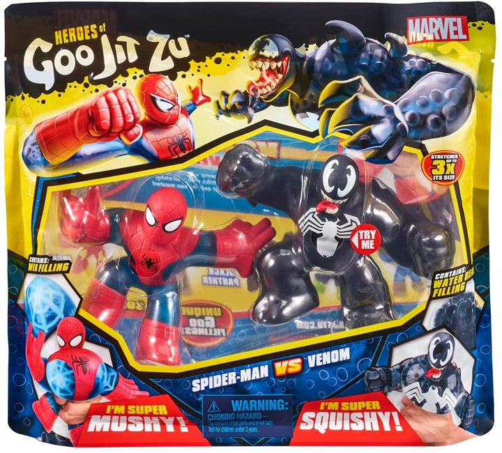 Héros de Goo Jit Zu MARVEL VERSUS PACK SPIDER-MAN VS VENOM