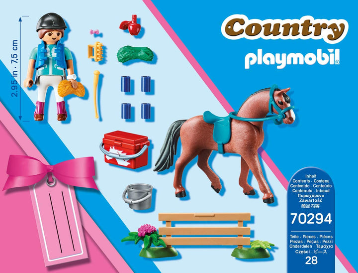 Playmobil 70294 Set de regalo de granja de caballos