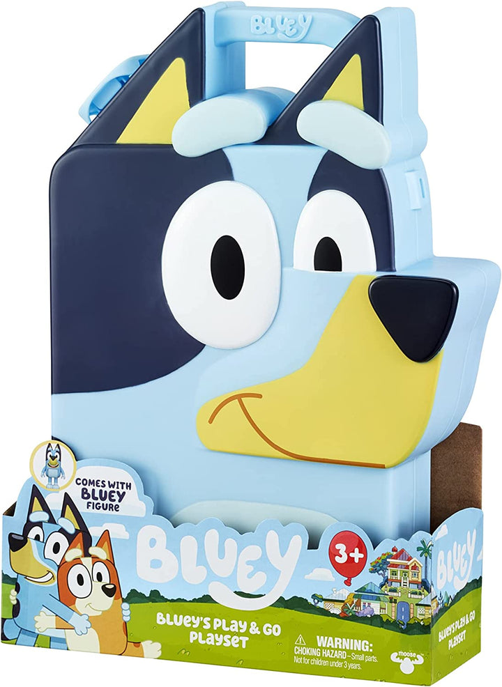 Bluey's Deluxe Collector Case Aufbewahrungsvitrine für offizielle sammelbare Bluey 2,5–3 Zoll Charakter-Actionfiguren