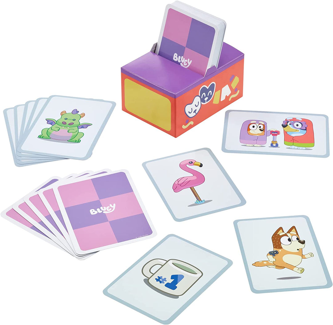 Bluey and Friends Charades Card Game 60 Oversized Official Character Card Game for 2 or More Players