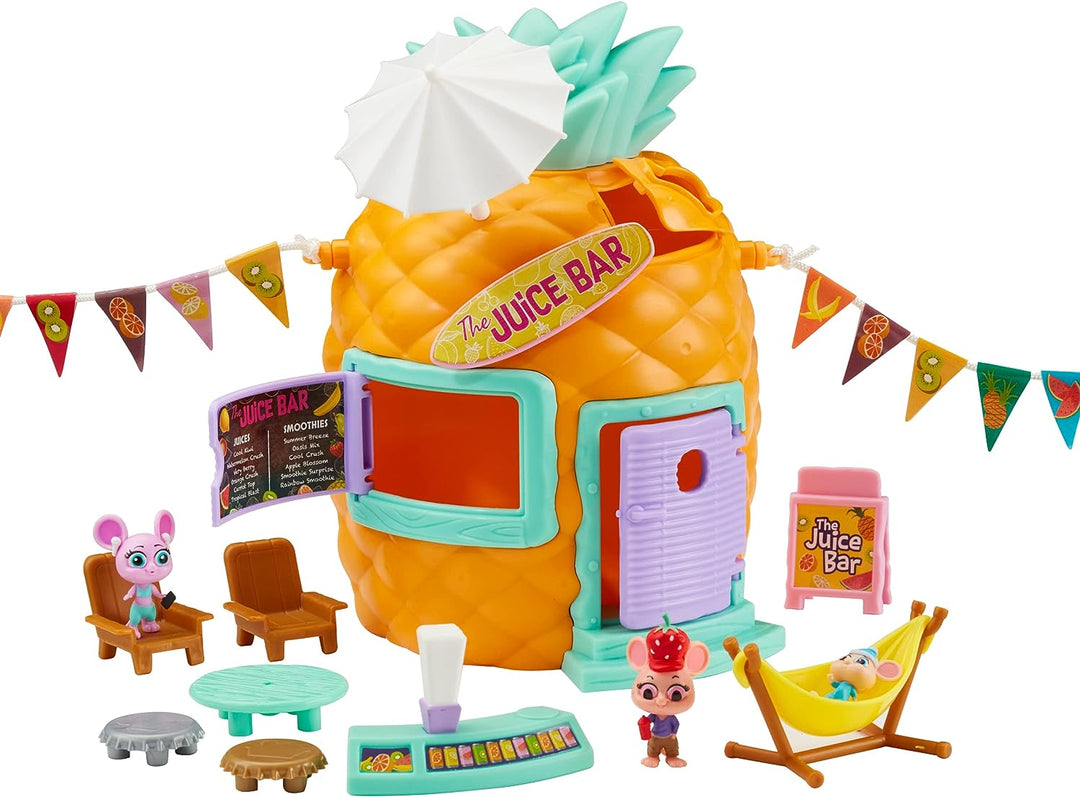 Millie & Friends Mouse in The House Pineapple Juice Bar Playset - Imaginative Play for Ages 3+