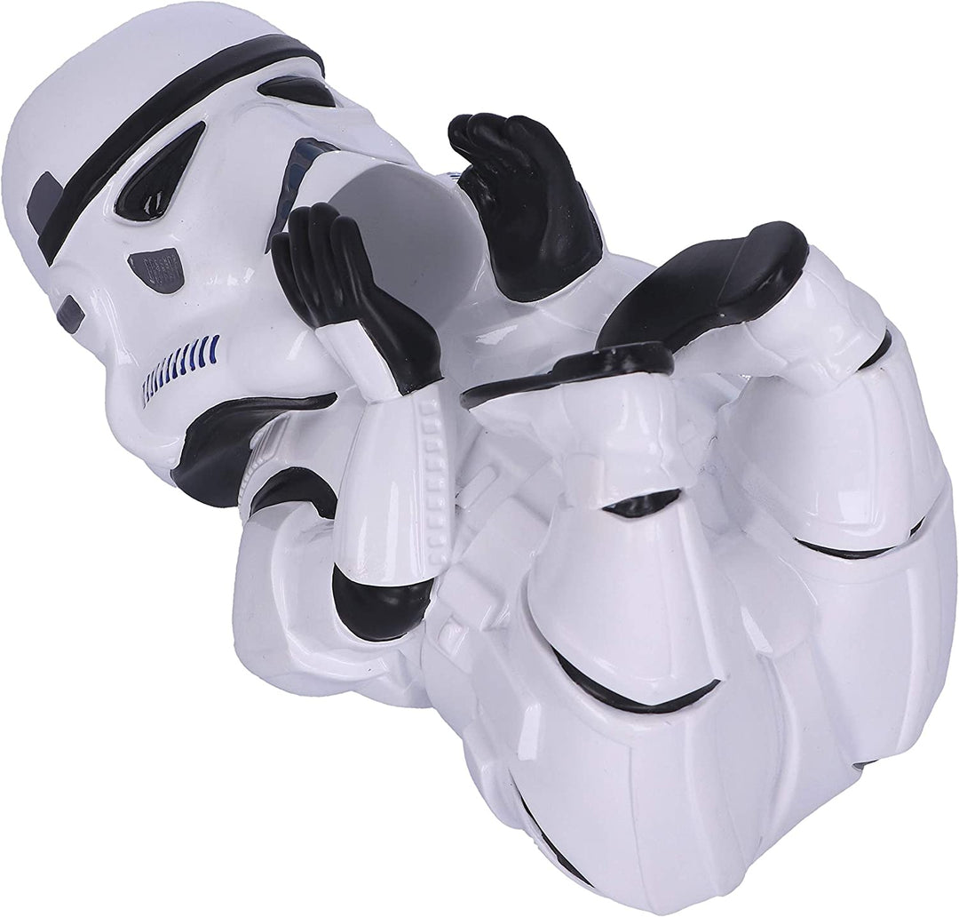 Nemesis Now Original Stormtrooper Sci-Fi Weinflaschenhalter-Figur, Weiß, Einheitsgröße