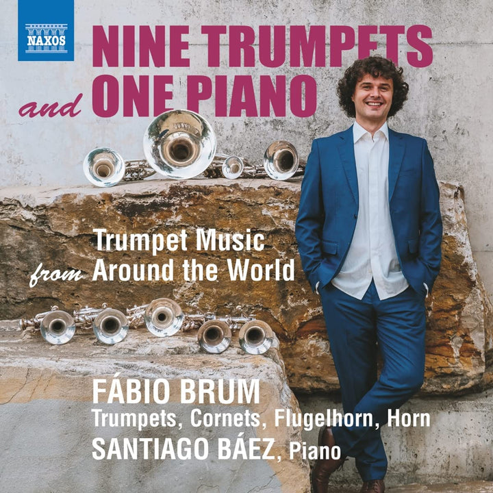 Baez: Nine Trumpets One Piano [Fábio Brum; Santiago Báez] [Naxos: 8579118] [Audio CD]
