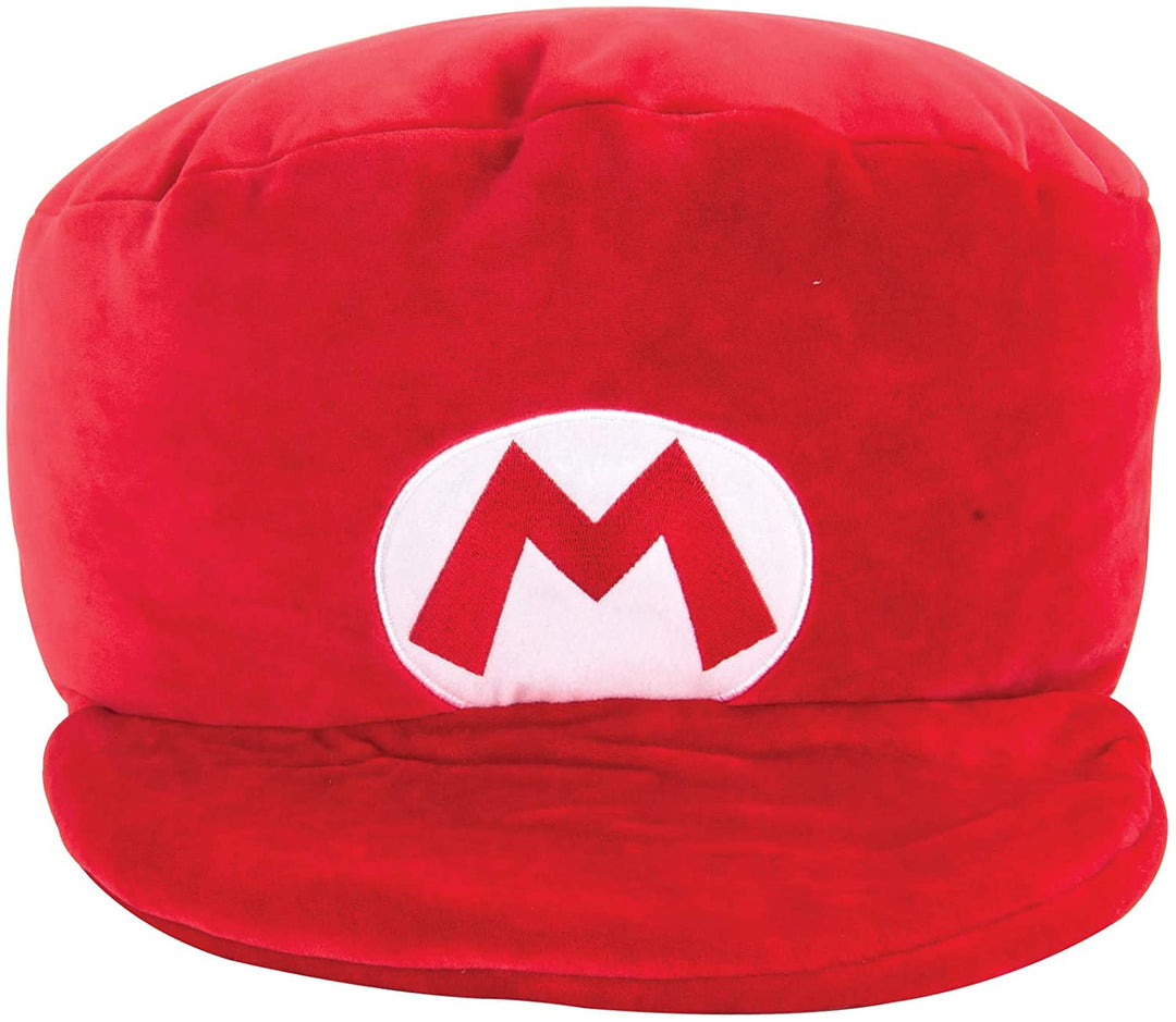 Tomy Games T12961 Mocchi Red Hat Plüsch 40 cm, Nintendo &amp; Mario Merchandise Schlafzimmerzubehör