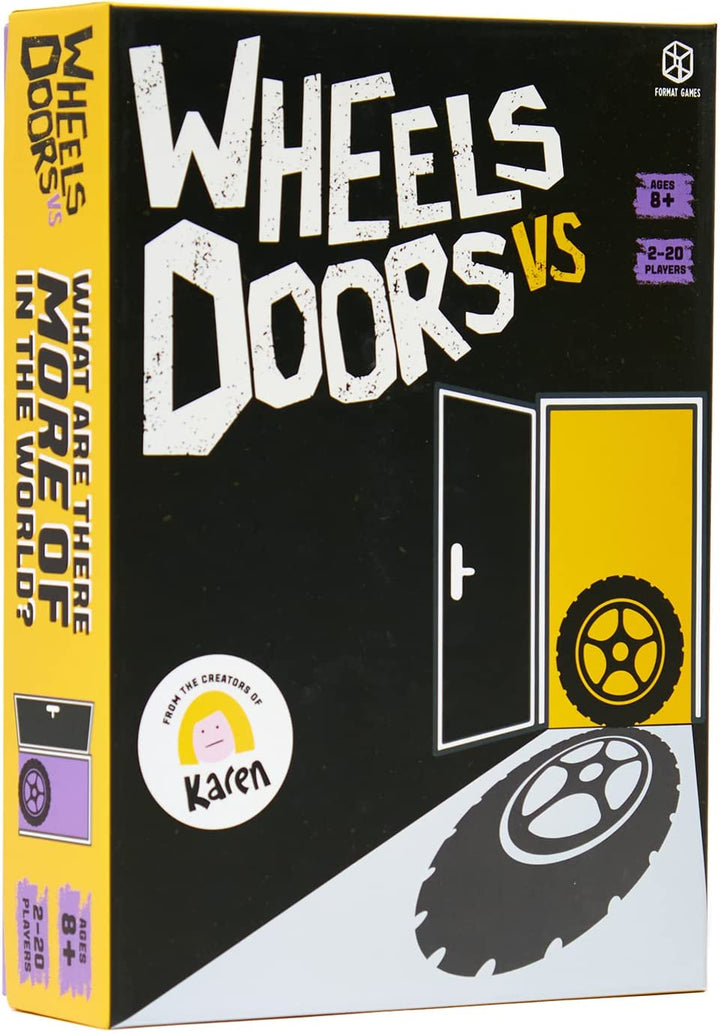 Wheels Vs Doors Partyspiel | Urkomisches Spiel basierend auf Social-Media-Diskussionen |