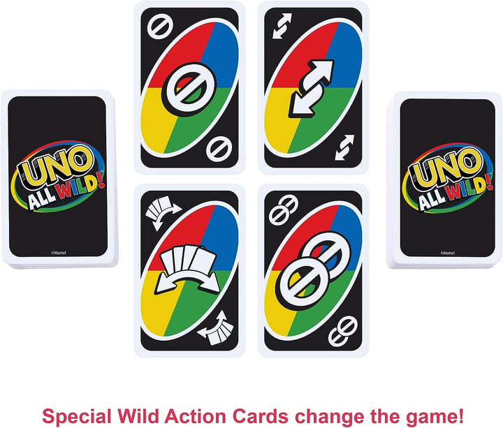 Mattel Games UNO All Wild Card Game (HHL33)