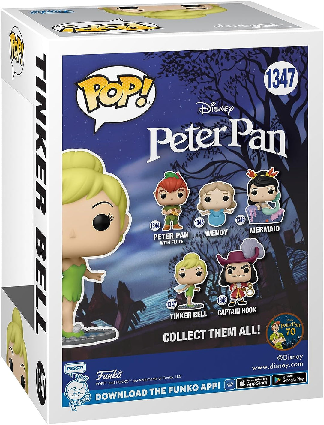 Disney: Peter Pan 70th – Tinker Bell – Tink on Mirror Funko 70699 Pop! Vinyl Nr. 1347