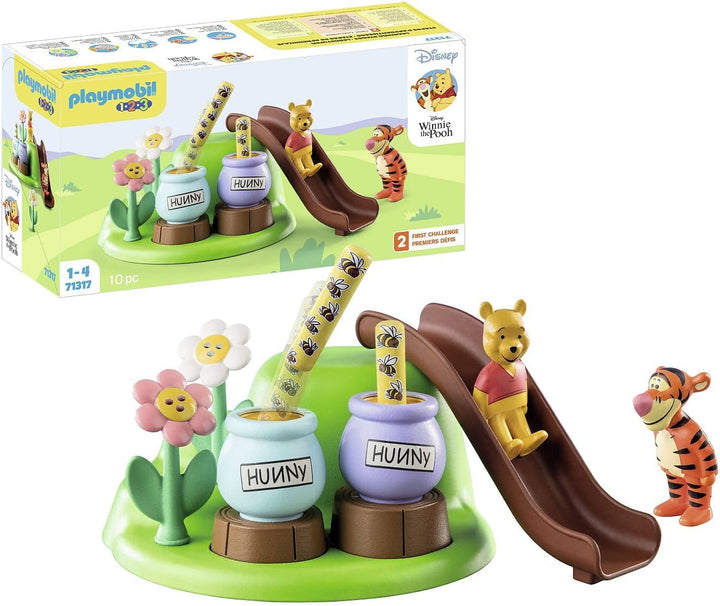 Playmobil 71317 1.2.3 &amp; Disney: Winnie's &amp; Tigger's Bienengarten, Winnie-the-Pooh,