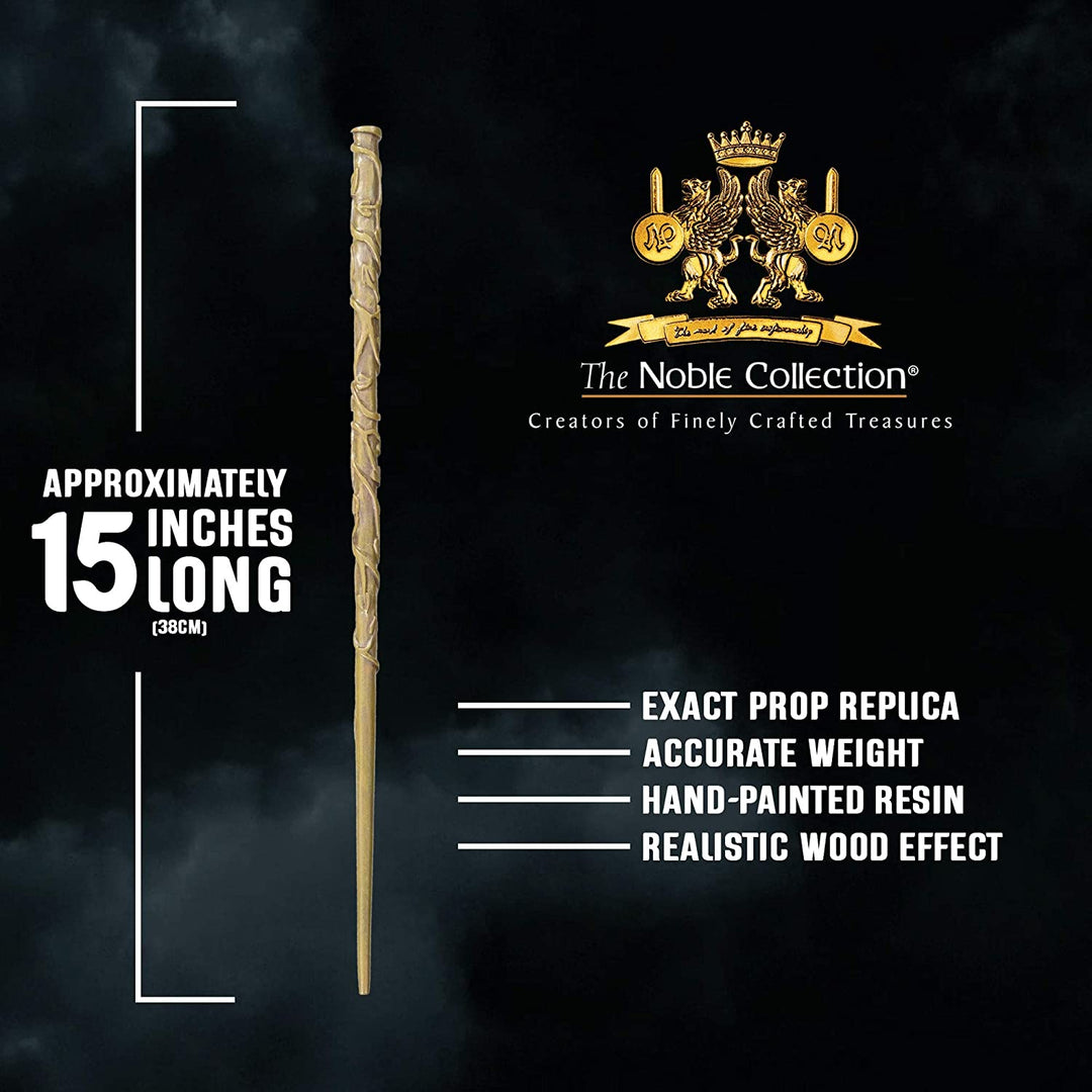 The Noble Collection Hermione Granger Wand in Ollivanders Box 15 inch Hermione Granger Wand With Original Ollivanders Wand Box