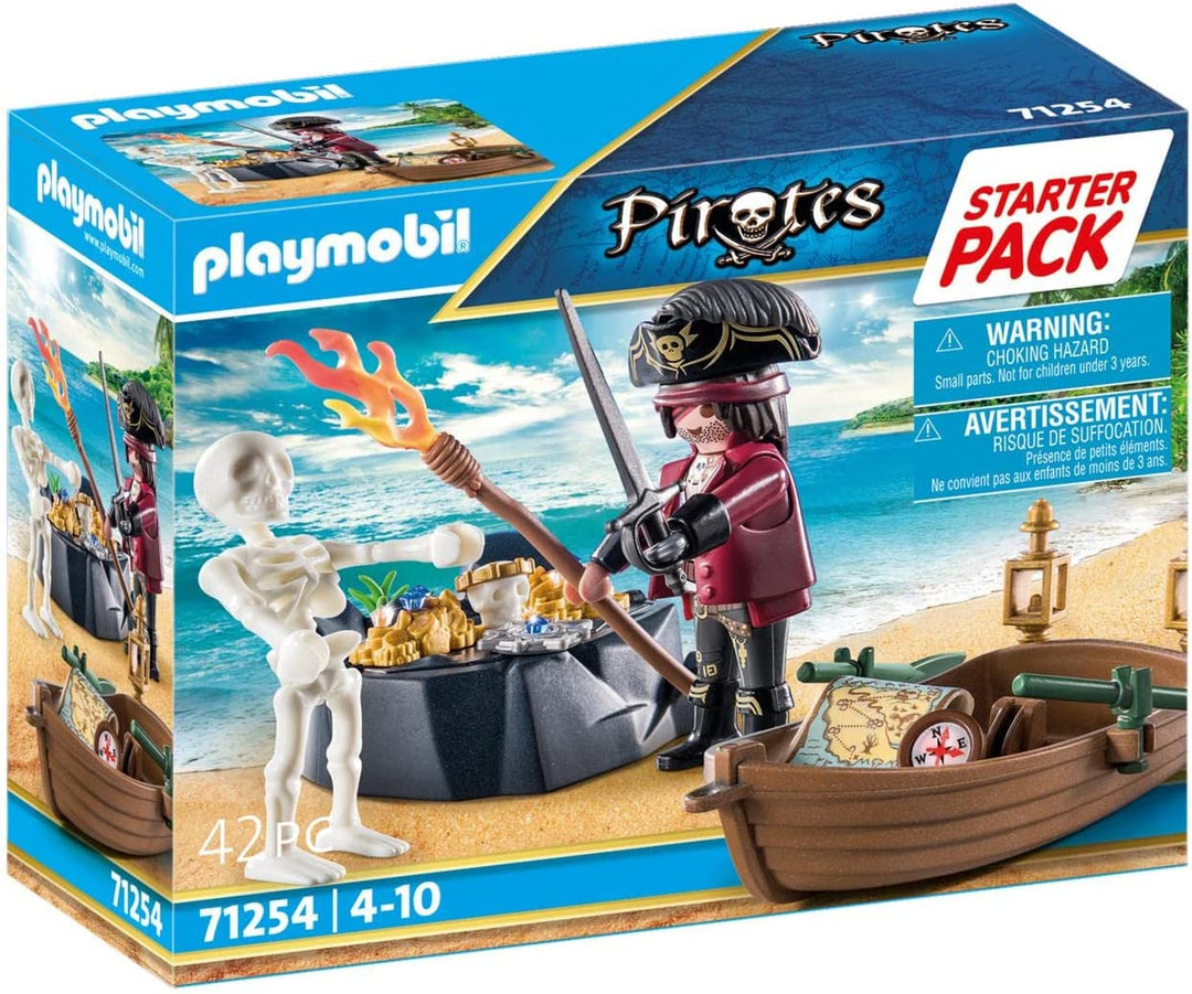 Playmobil 71254 Pirat mit Ruderboot-Starterpaket