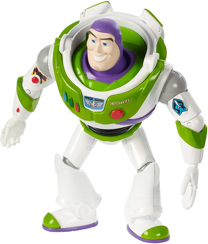 Disney Pixar Toy Story 4 Buzz Lightyear Figur, 7" hoch, bewegliche Charakterfigur für Kinder ab 3 Jahren