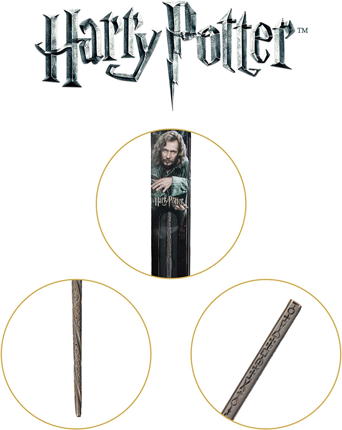Noble Collection Sirius Black Standard Window Box Wand - 15in (39cm) Wizarding World Replica 3