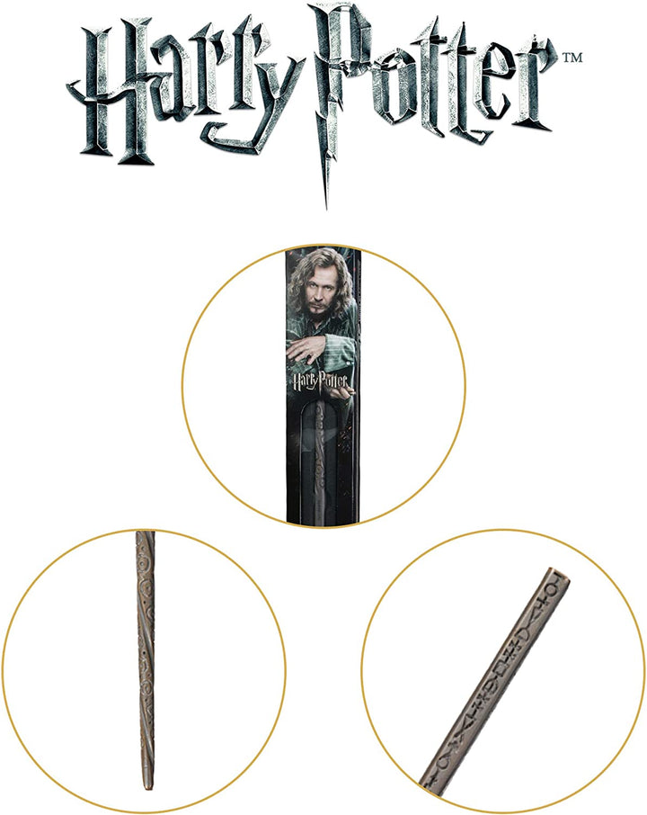 The Noble Collection – Sirius Black Zauberstab in einer Standard-Fensterbox – 15 Zoll (39 cm) Wizarding World Zauberstab – Harry Potter Film Set Film-Requisiten Zauberstäbe