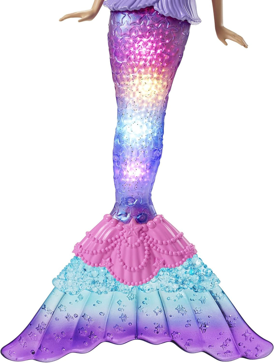 Barbie Dreamtopia Twinkle Lights Meerjungfrau-Puppe mit Leuchtfunktion, 3 bis 7 Jahre