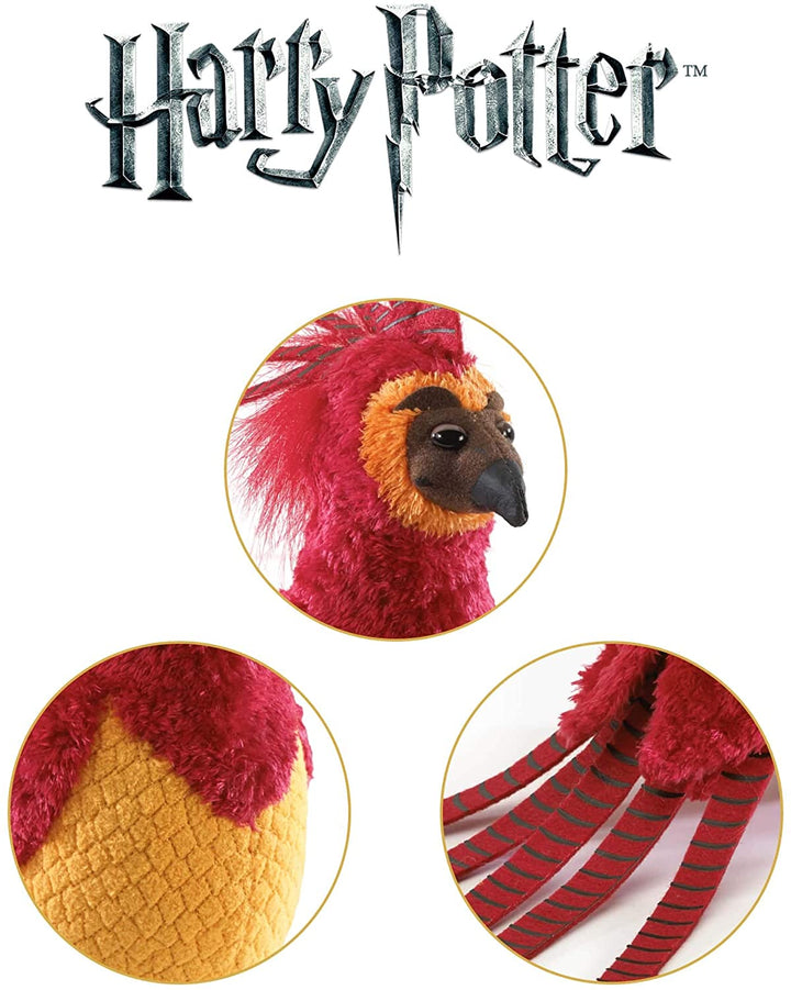 The Noble Collection Fawkes Plush Officially Licensed 9in (23cm) Harry Potter Toys Dumbledore Dolls Plush Order of the Phoenix Doll Figures - For Kids & Adults