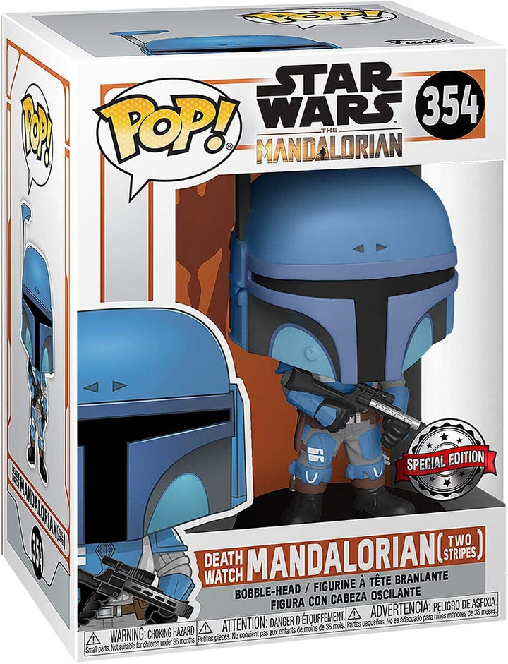 Star Wars The Mandalorian Death Watch Mandalorian Two Stripes Exclusive Funko 46091 Pop! Vinyl #354
