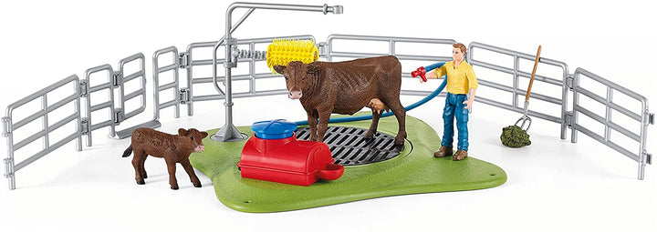 Lavado de vacas felices de Schleich