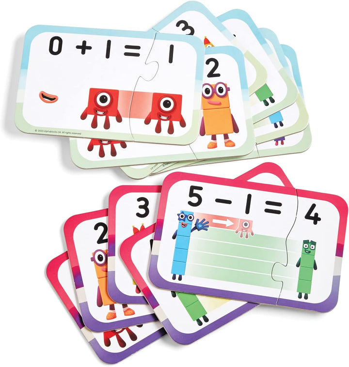 Learning Resources HM95402-UK Numberblocks Additions- und Subtraktionspuzzleset, On
